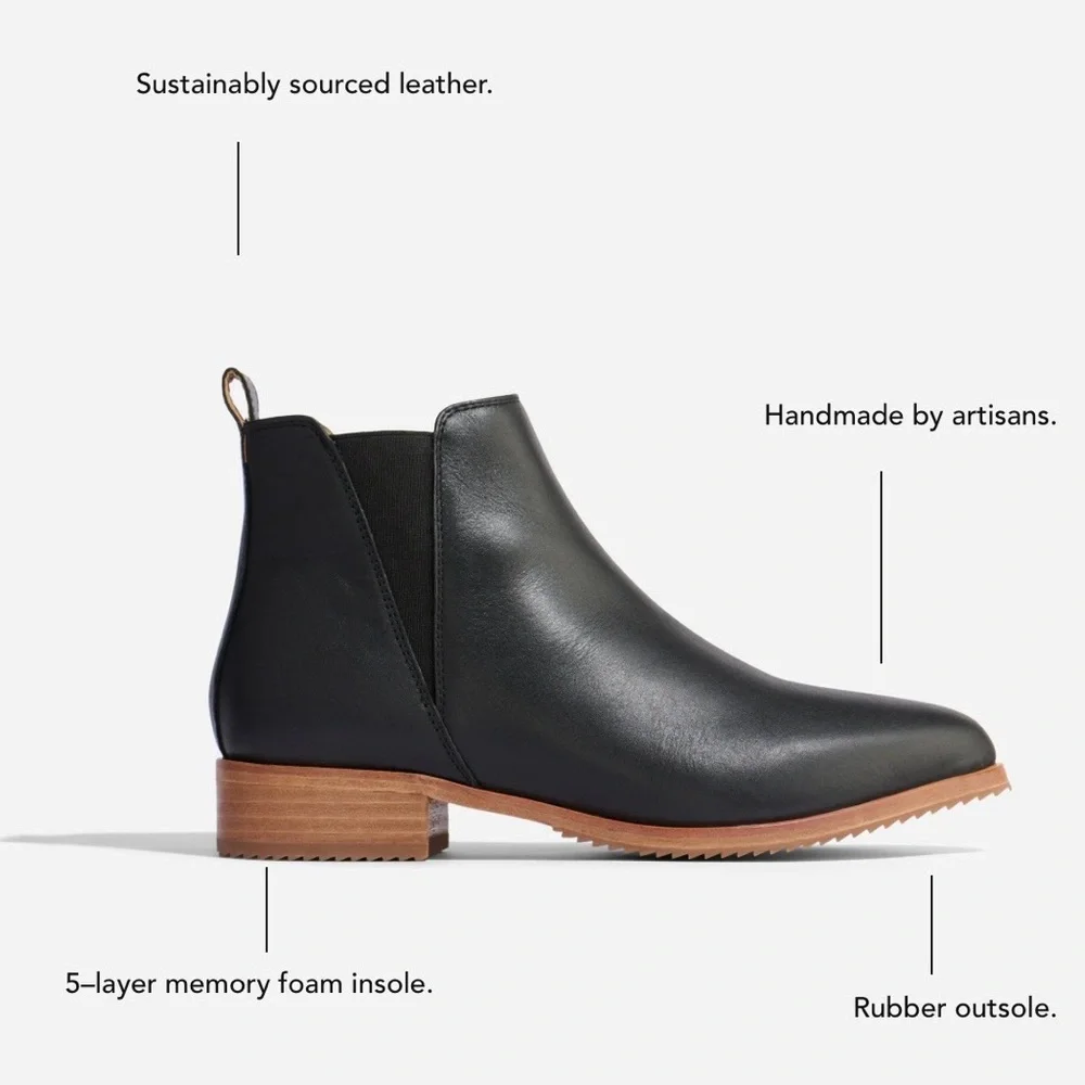 Nisolo Eva Everyday Chelsea Boot NIB